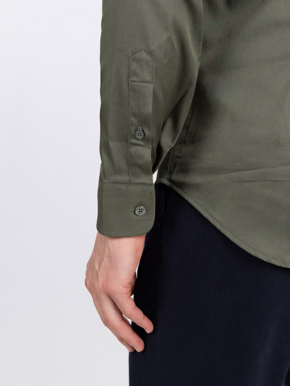 Camisa lisa Skinny Fit