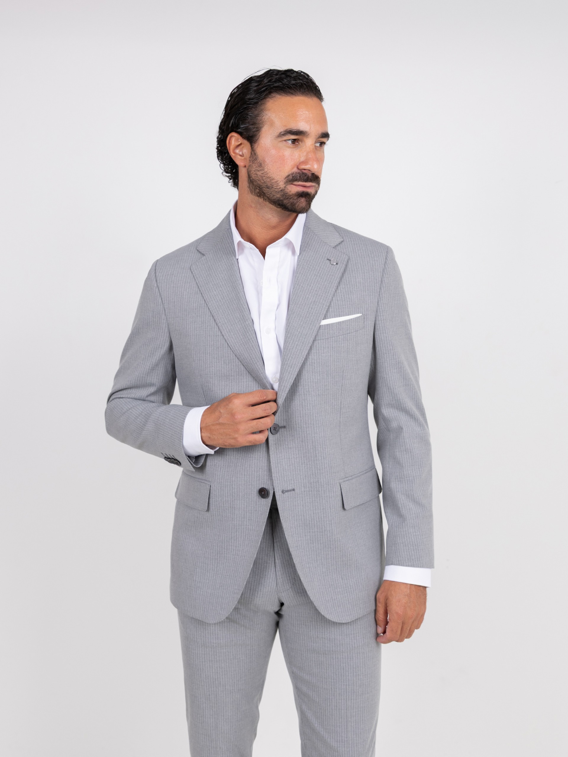 Regular Fit striped suit