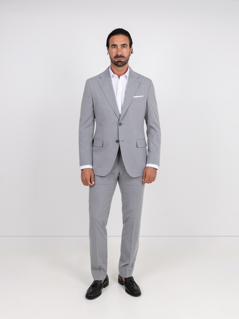 Regular Fit striped suit