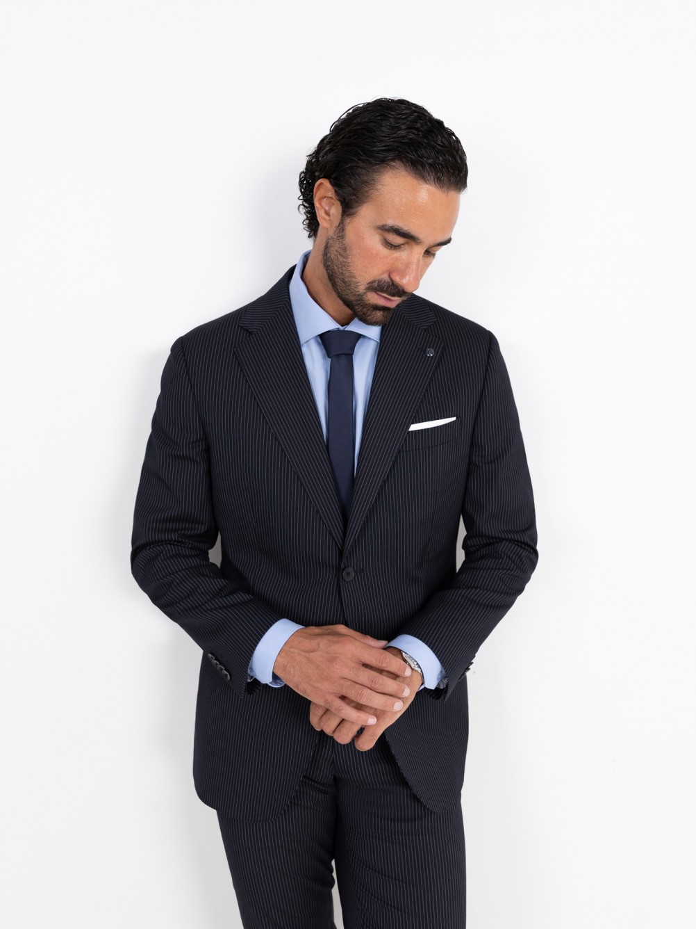 Regular Fit striped suit
