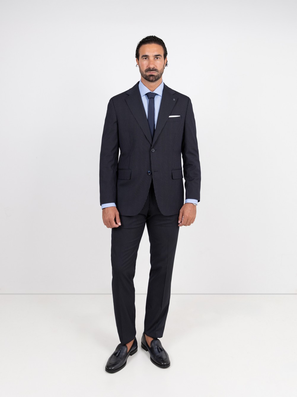 Regular Fit striped suit