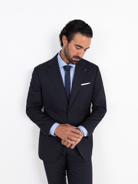 Traje de rayas Regular Fit Traje de rayas Regular Fit