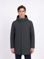 Parka técnica com capuz Parka técnica com capuz