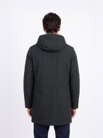 Parka técnica com capuz Parka técnica com capuz