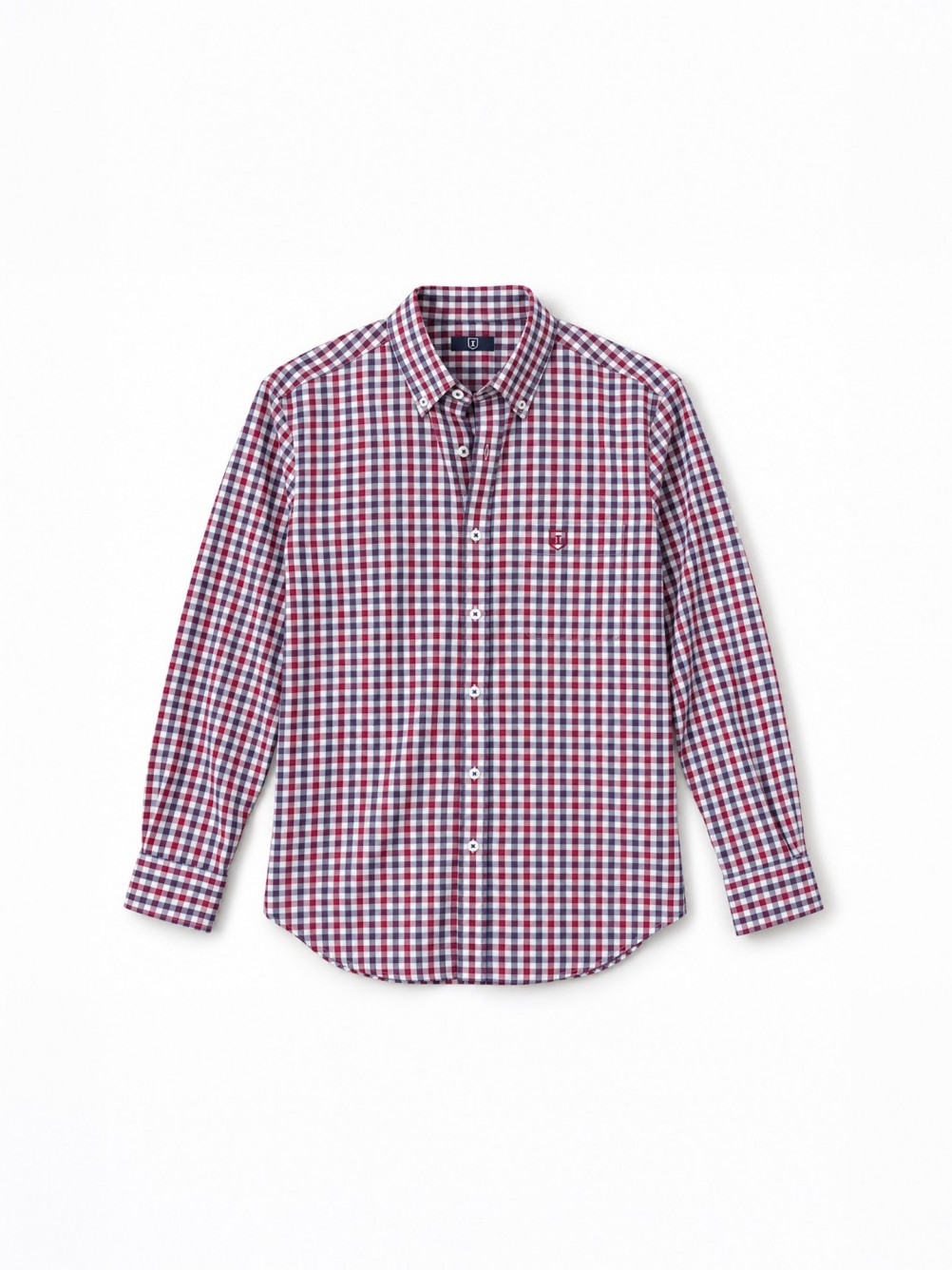 Camisa de algod�n de cuadros