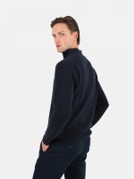 Knit sweater with half-zip 100% cotton Knit sweater with half-zip 100% cotton