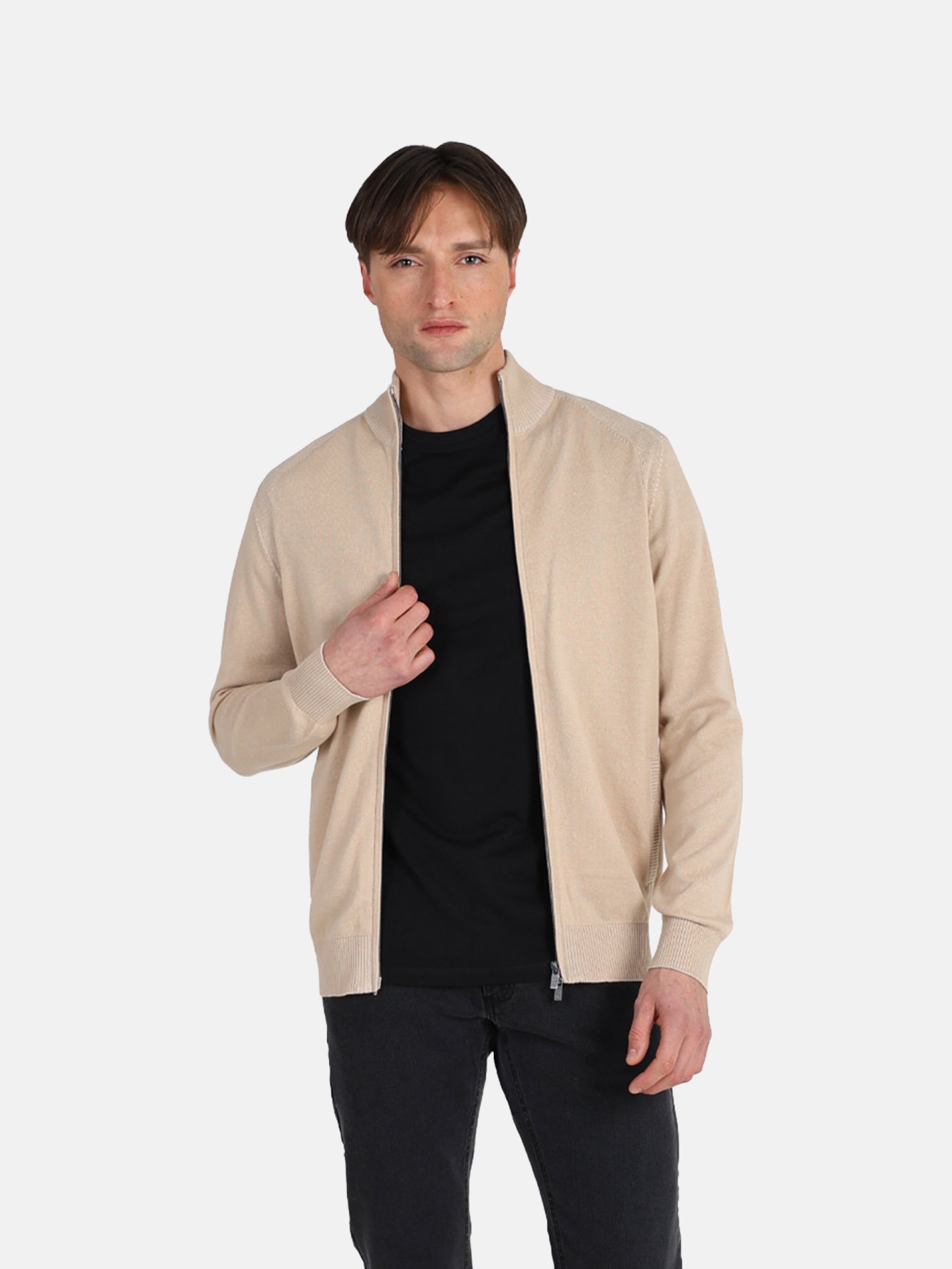 Chaqueta de punto 100% algodón