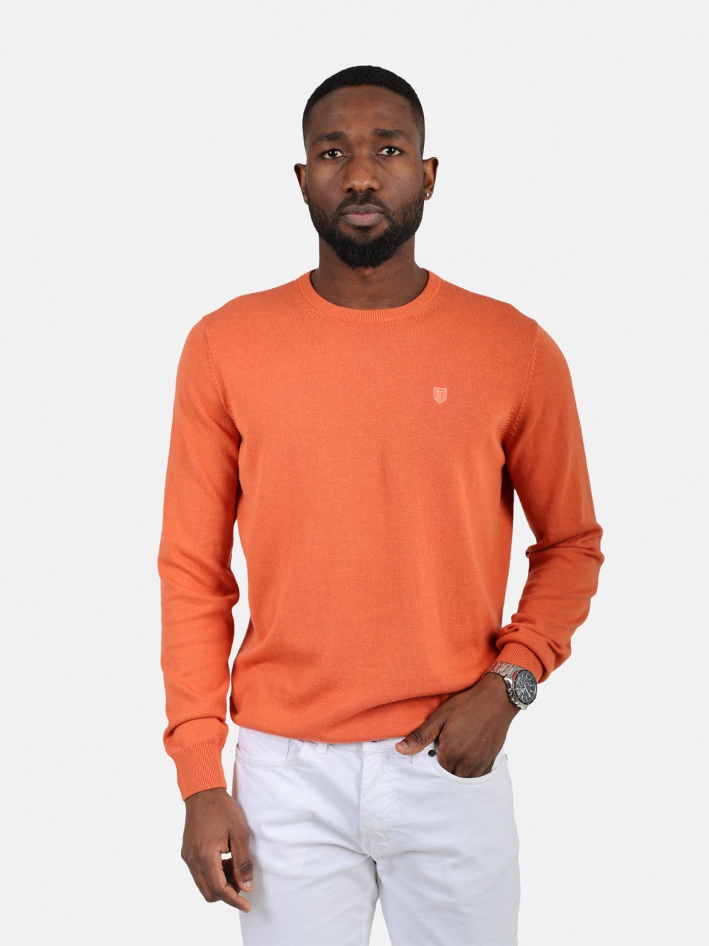 Malha 100% algod�o gola redonda