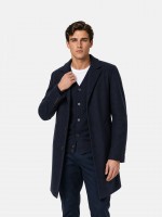 Overcoat with classic lapel Overcoat with classic lapel