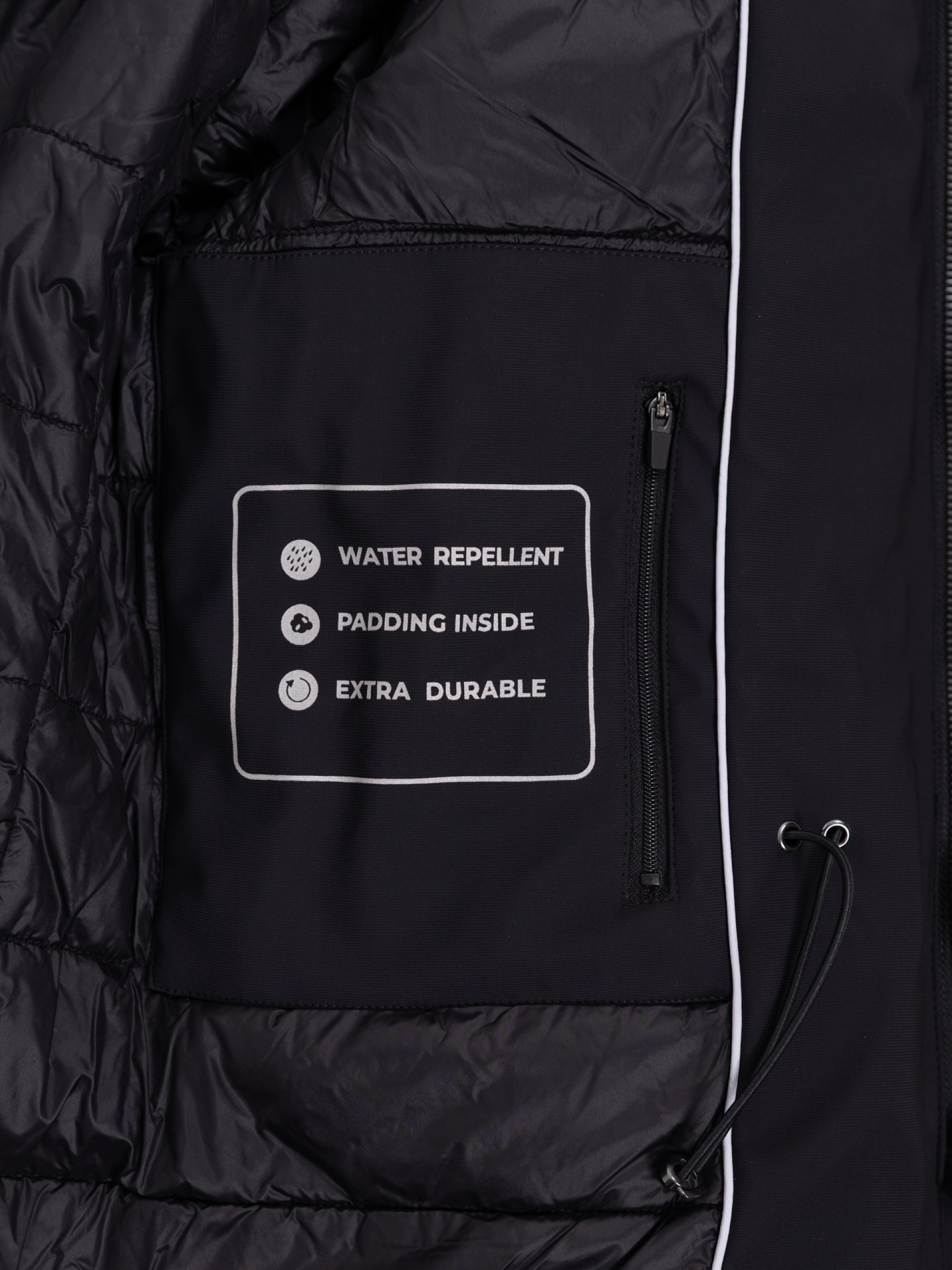 Technical jacket with hood