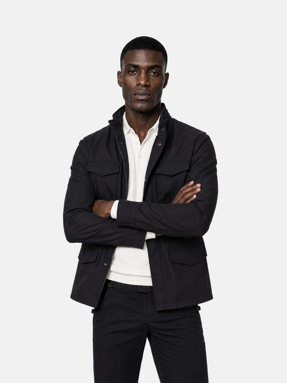 Technical jacket with hood