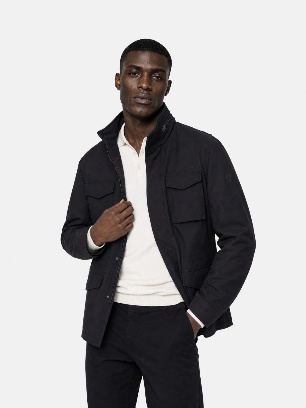 Technical jacket with hood