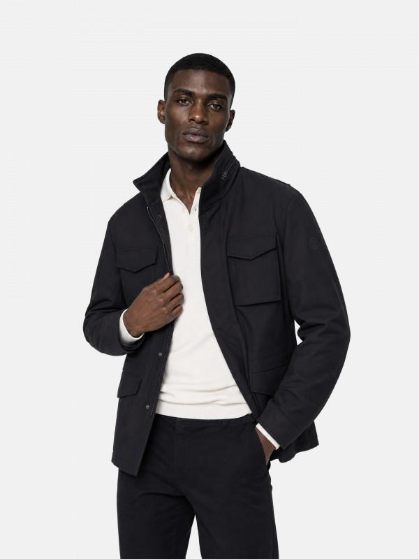 Technical jacket with hood Technical jacket with hood