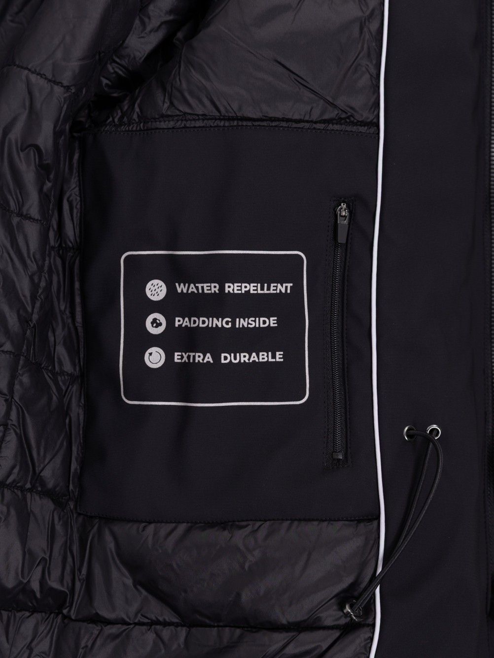 Technical jacket with hood