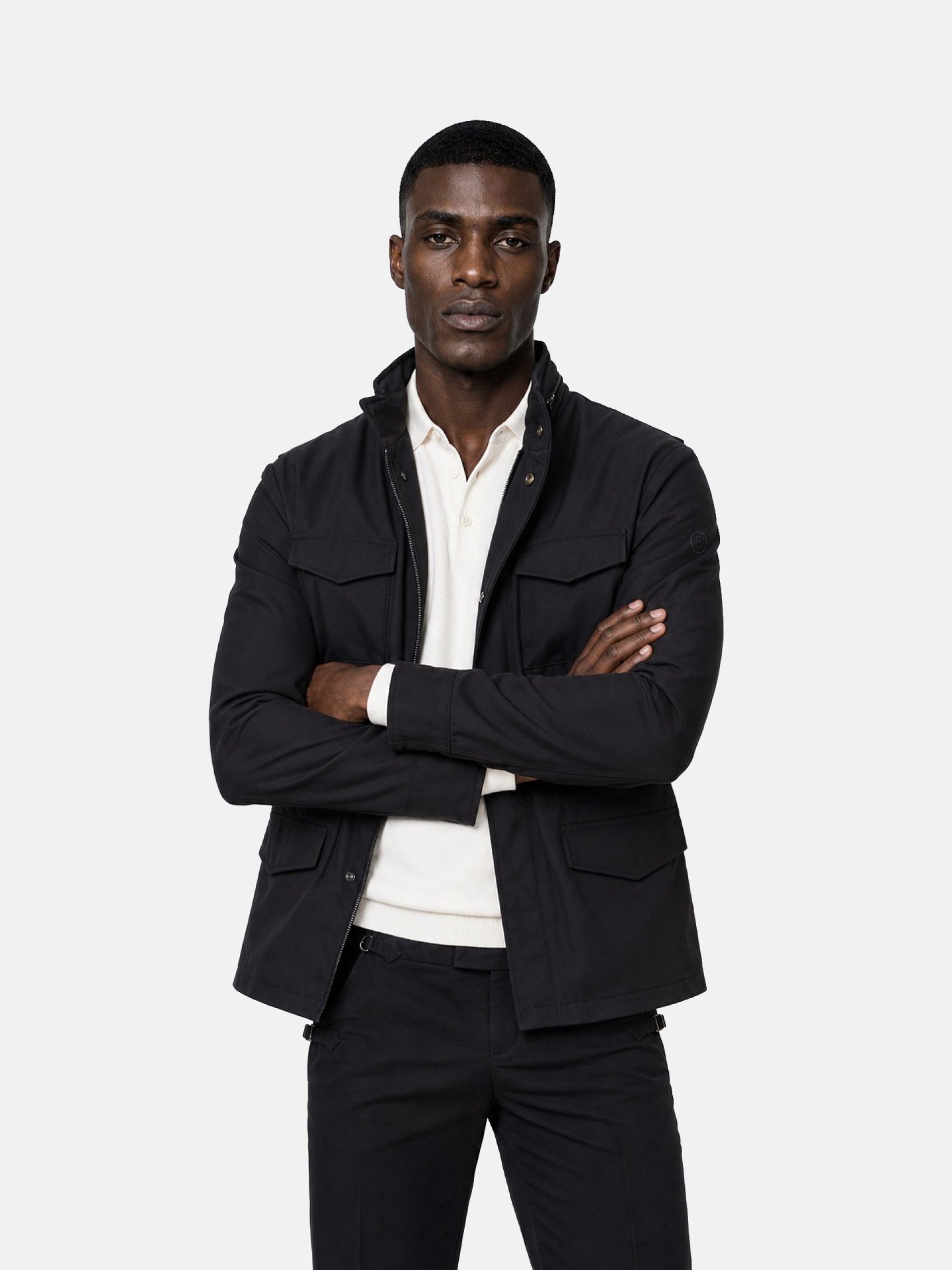 Technical jacket with hood