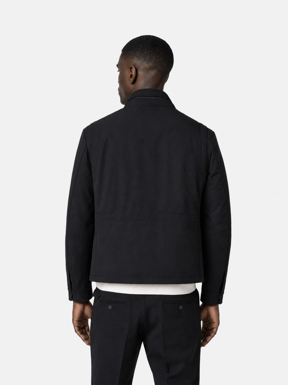 Technical jacket with hood