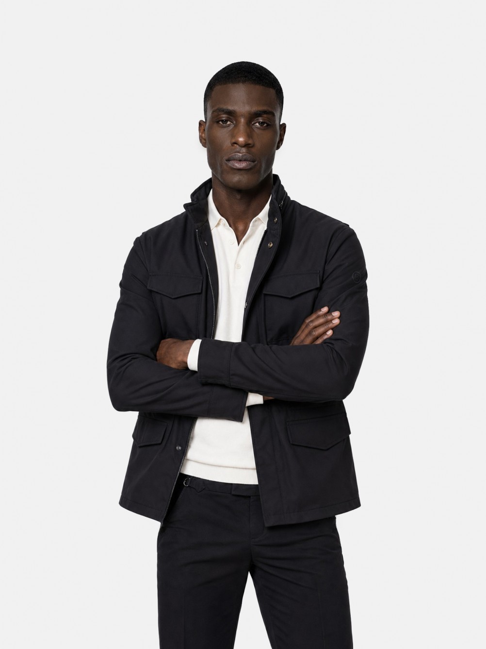 Technical jacket with hood