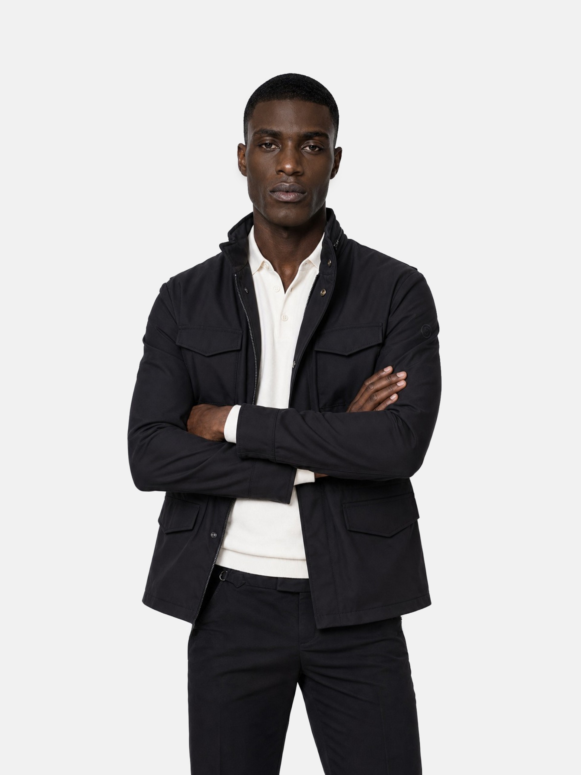 Technical jacket with hood