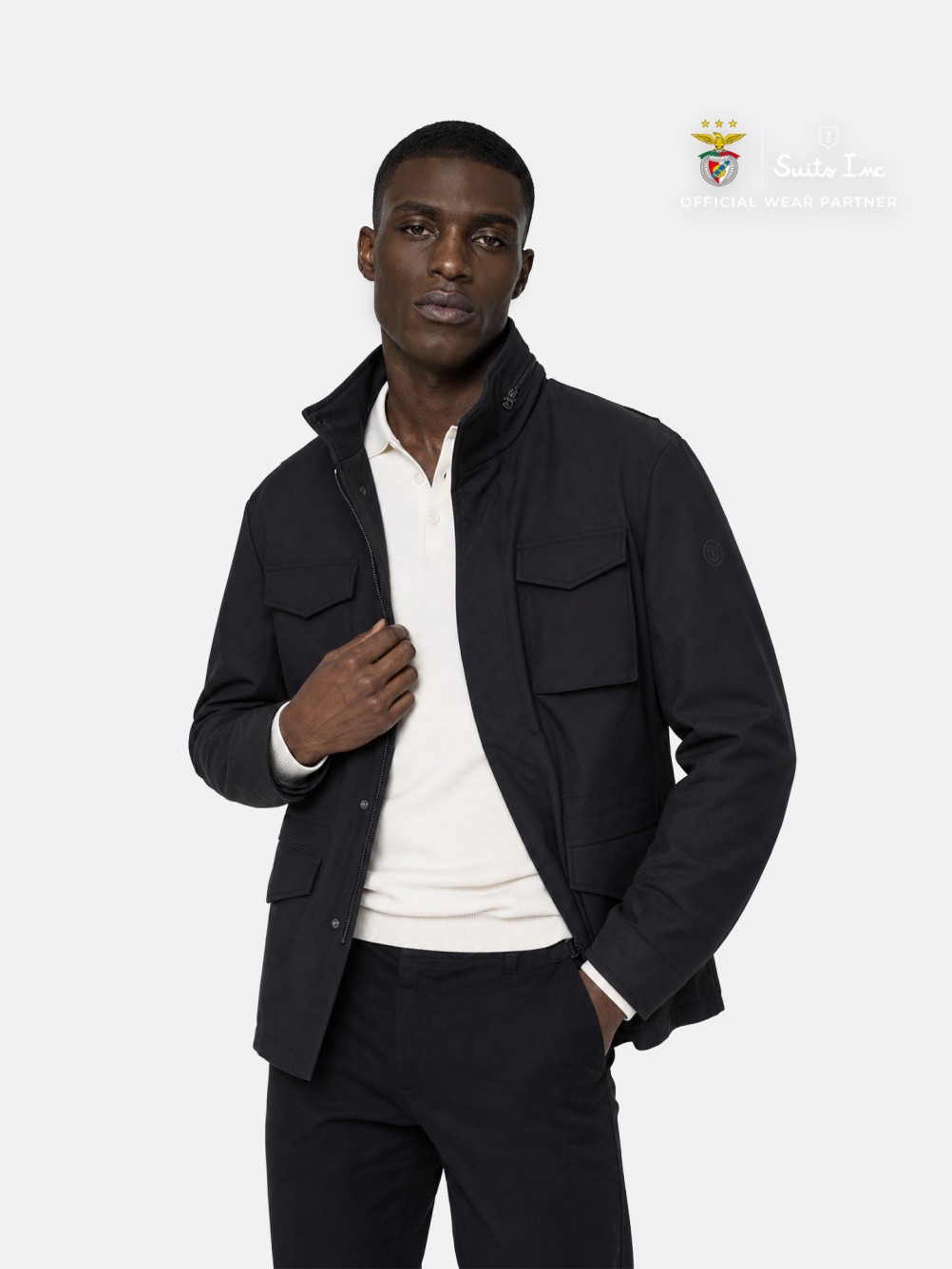 Technical jacket with hood