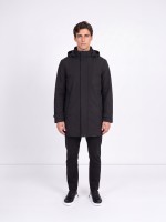 Parka t�cnica com capuz
