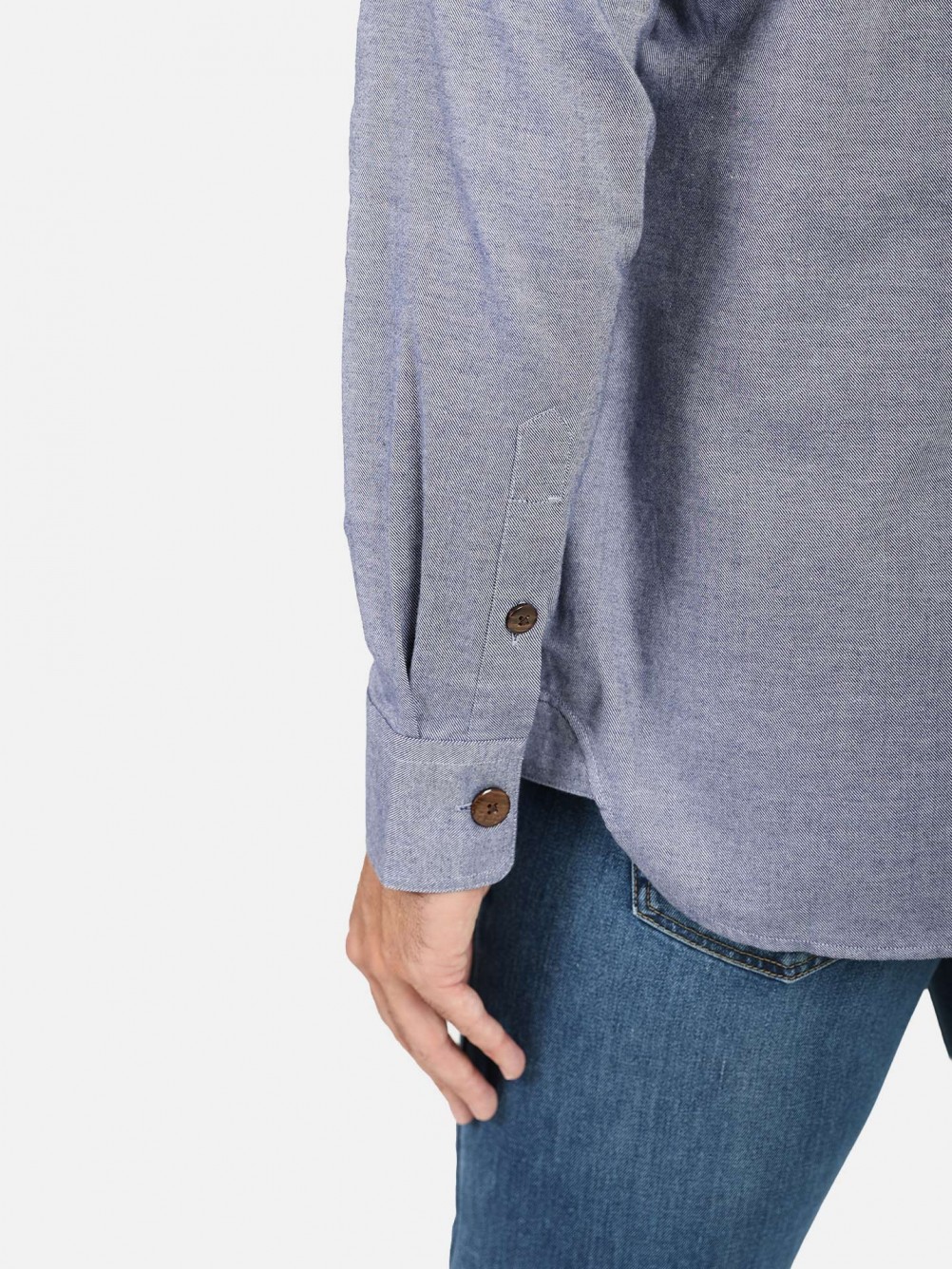 Camisa oversize con bolsillos