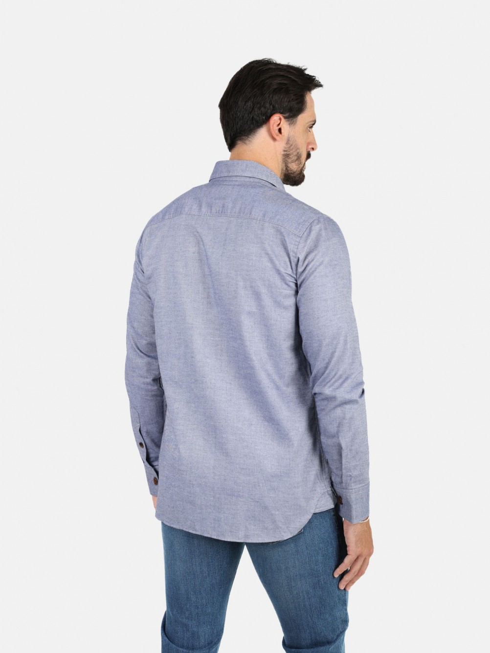 Camisa oversize con bolsillos