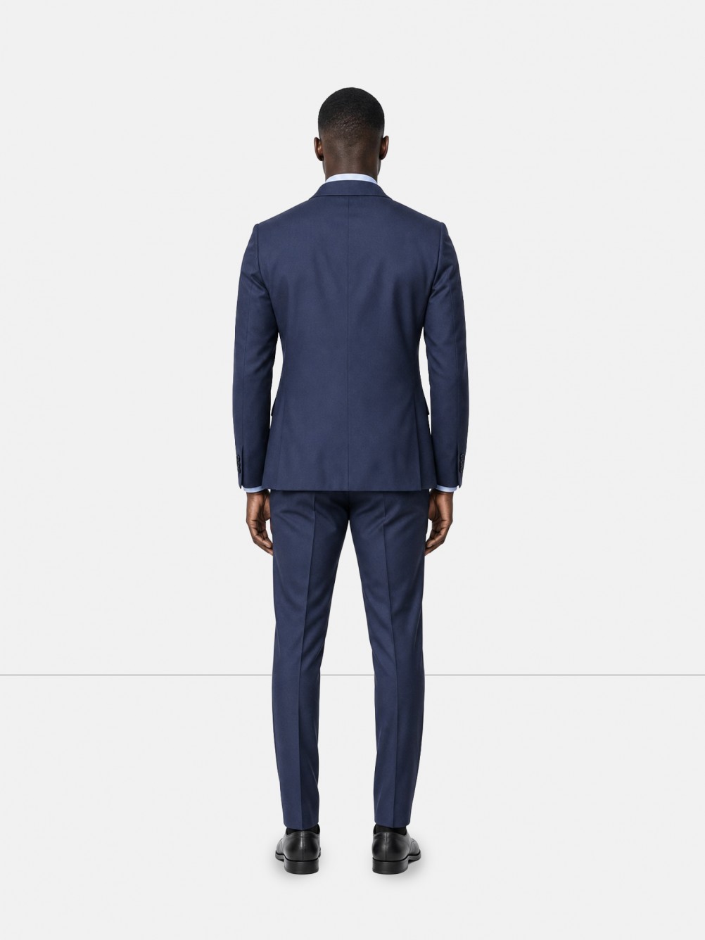 Regular Fit Micro Pattern Suit with Wool