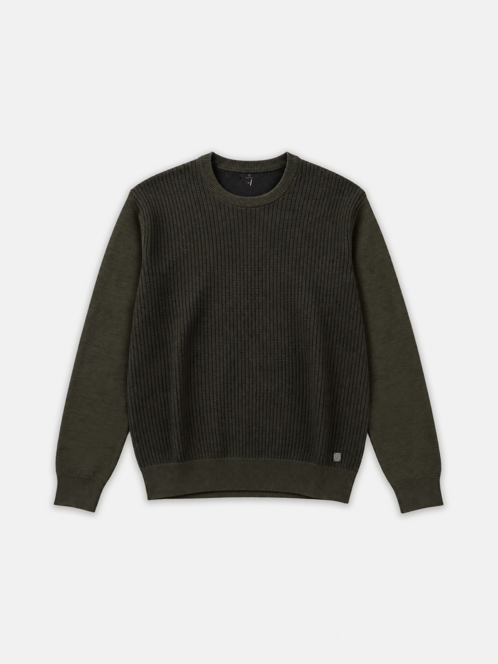 Crew neck knitted jumper