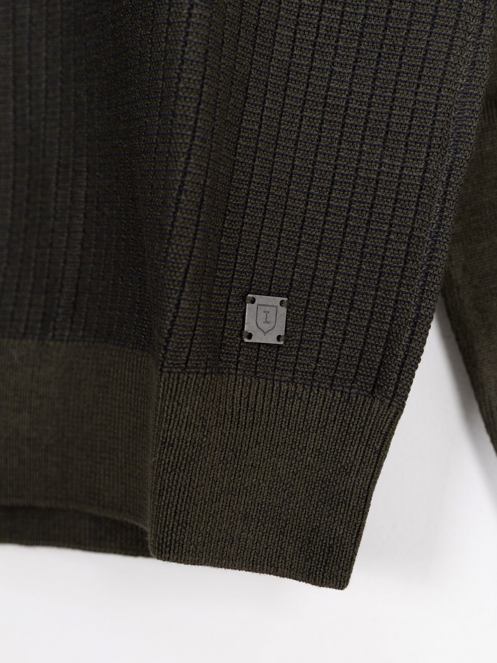 Crew neck knitted jumper