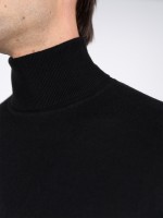 Camisola de gola alta algod�o e caxemira