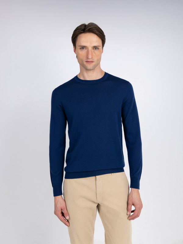 Camisola de malha 100% l� merino