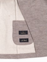 Wool-blend knitted blazer