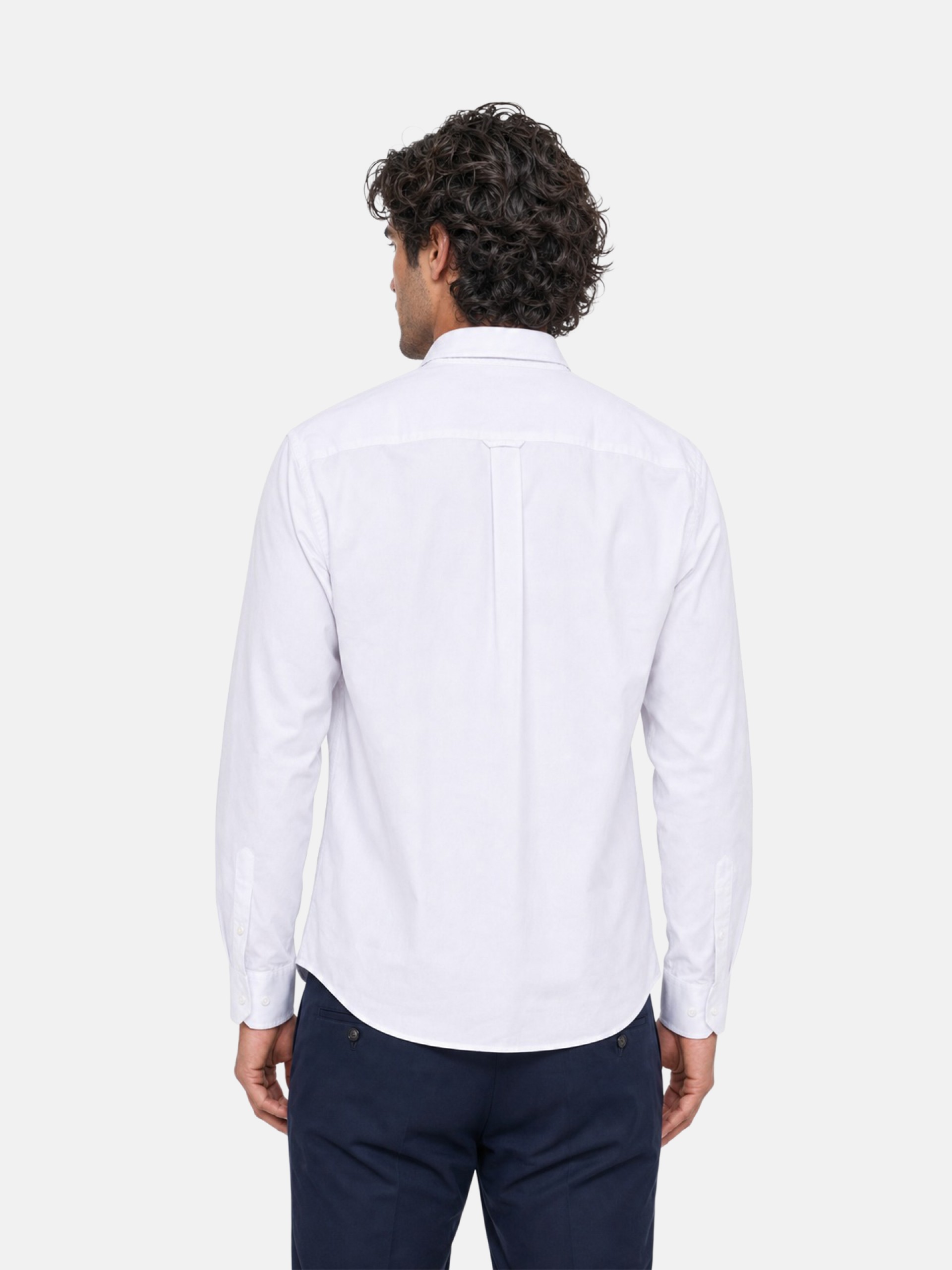Camisa lisa 100% algodão regular sport