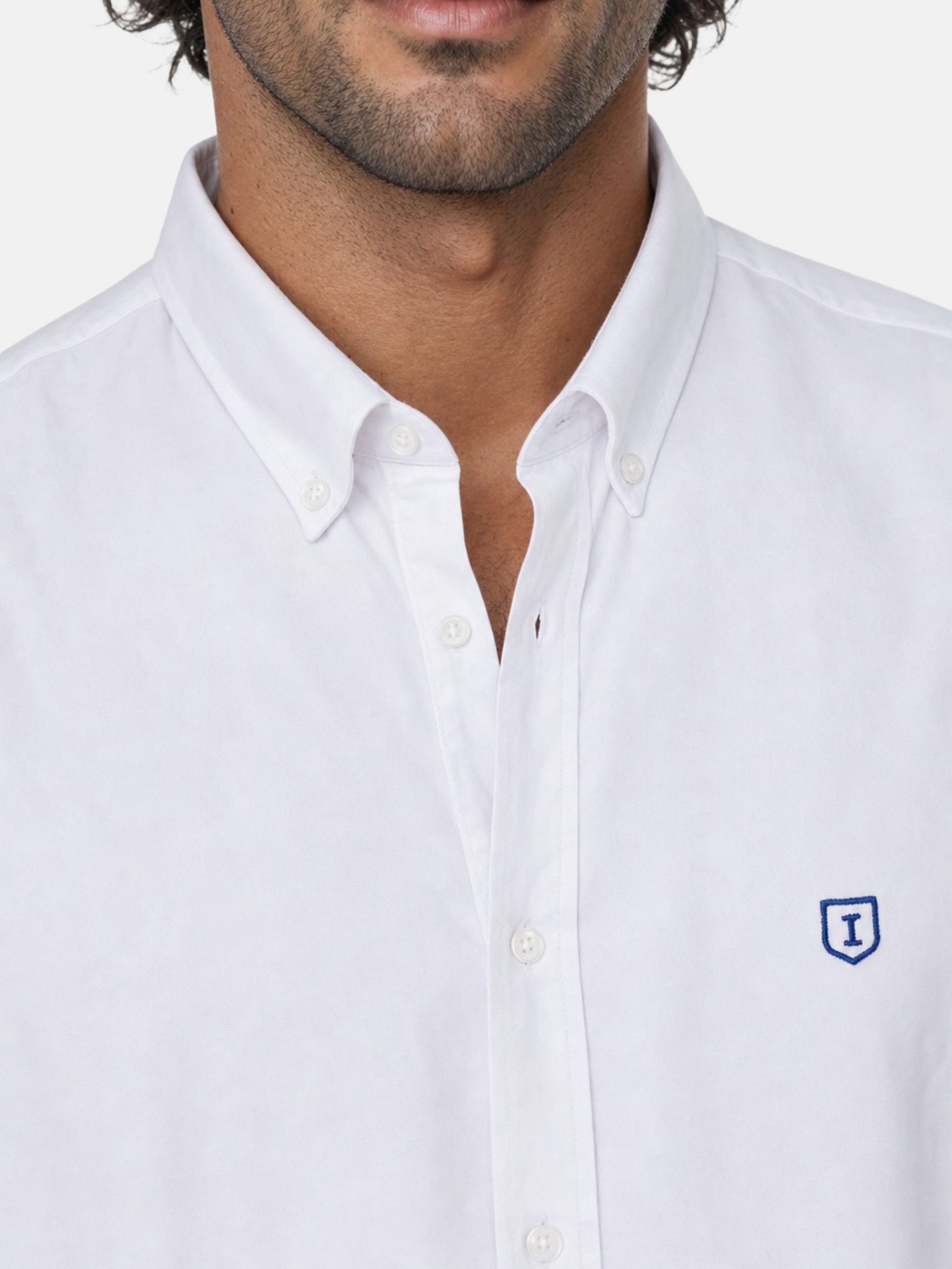 Camisa lisa 100% algodão regular sport