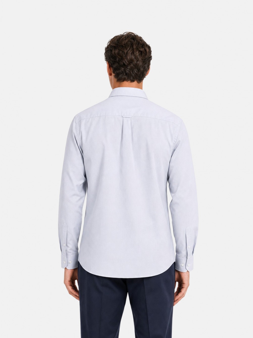 Camisa lisa 100% algodão regular sport