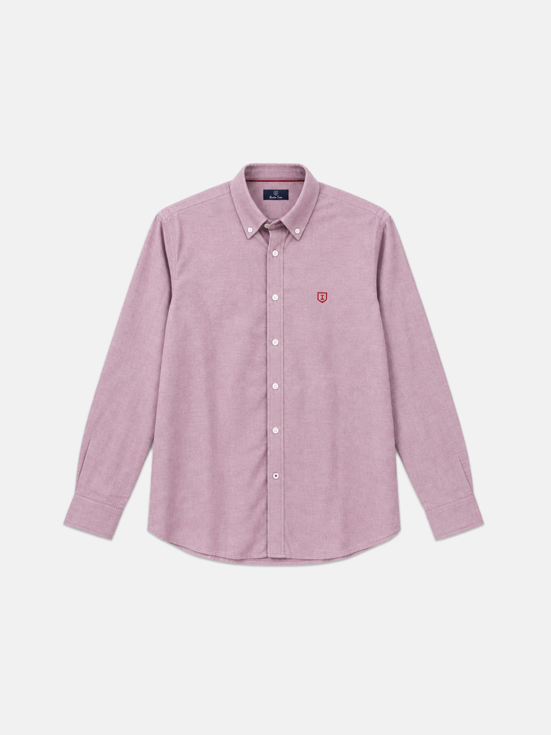 Camisa lisa 100% algodón regular sport