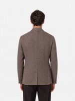 Blazer de micro padrão com lã Blazer de micro padrão com lã