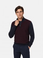 Half zip knitted jumper Half zip knitted jumper