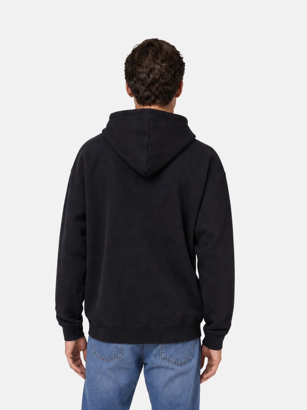 Hoodie b�sica regular fit