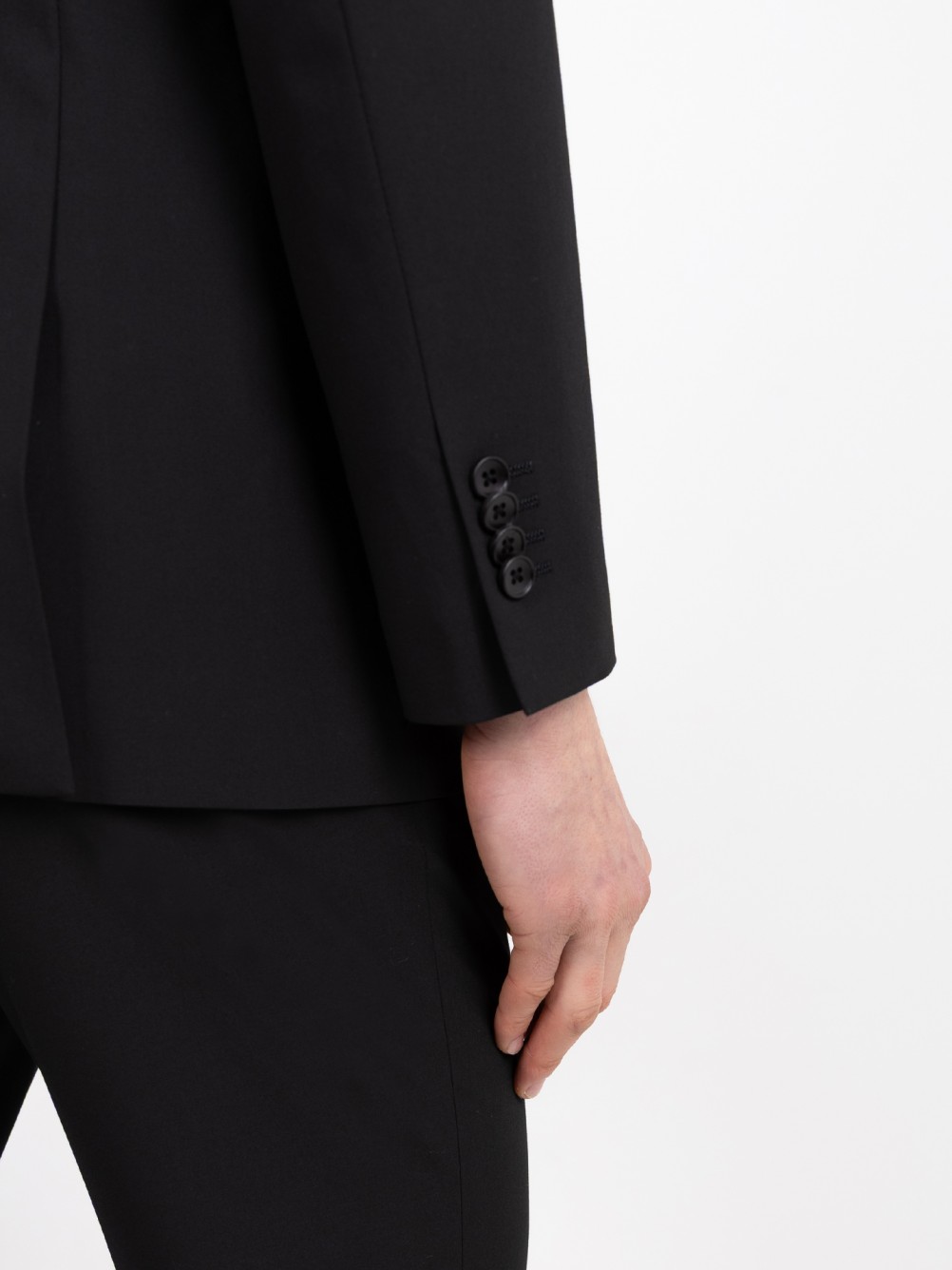 Plain slim fit suit